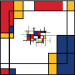 Il dettato grafico alla maniera di Mondrian